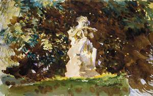 (image for) Handmade oil painting Copy paintings of famous artists John Singer Sargenti's art Boboli Garden Flore - Click Image to Close